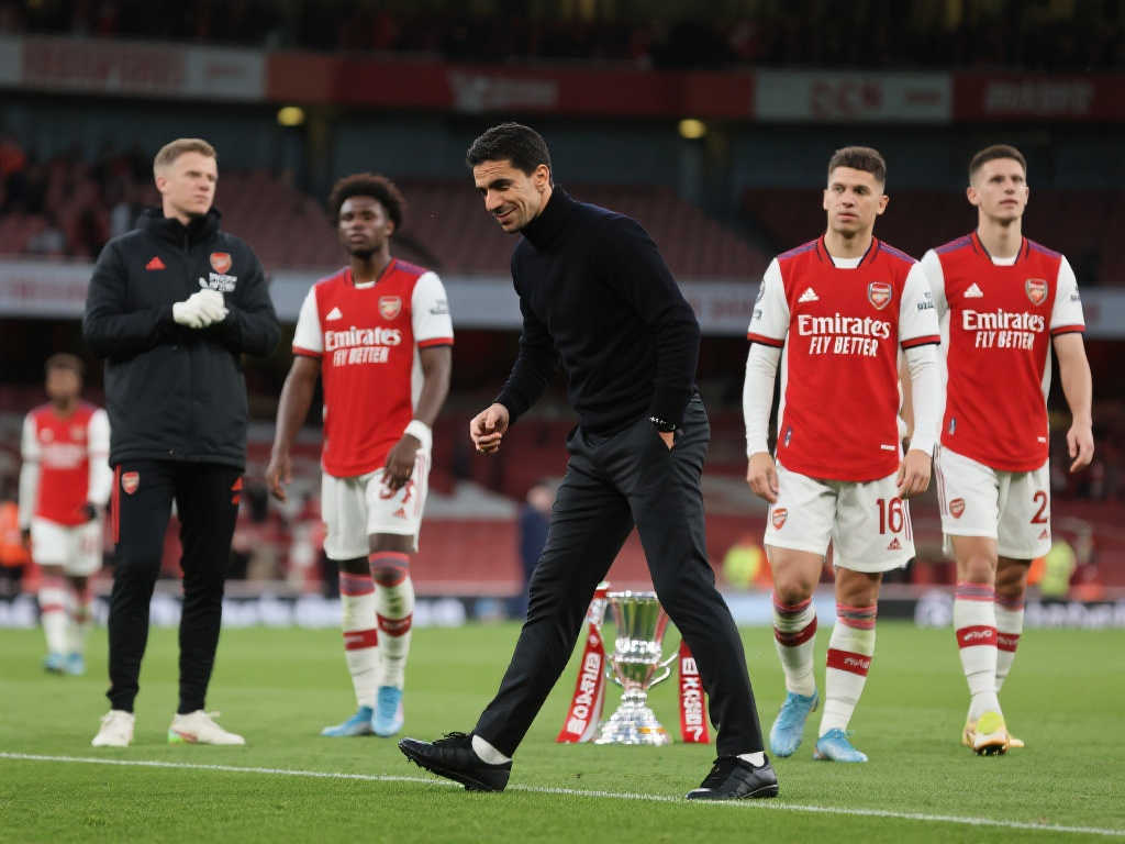 阿森纳5年豪掷8亿，四冠梦碎，阿尔特塔仅获一冠！