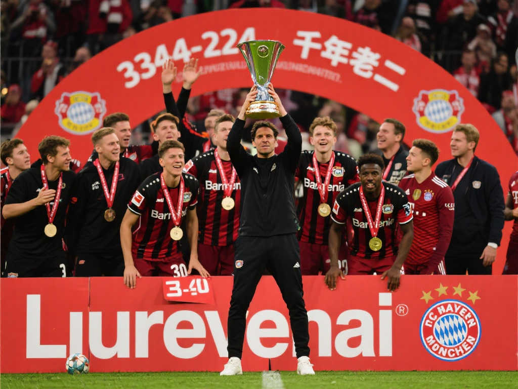 阿隆索创历史！药厂首夺德甲冠军，主帅地位无人能及？